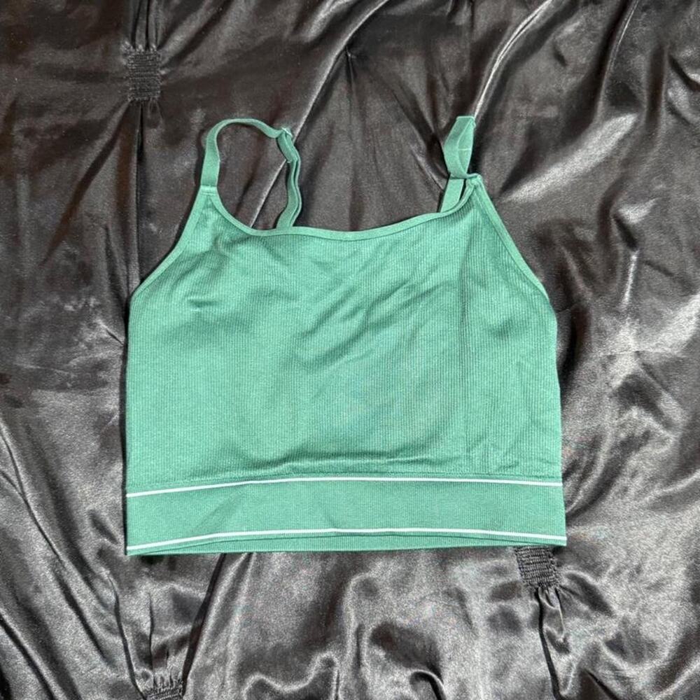 Aerie green ribbed tank top